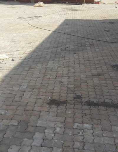 80mm Interlock Zig zag industrial paving