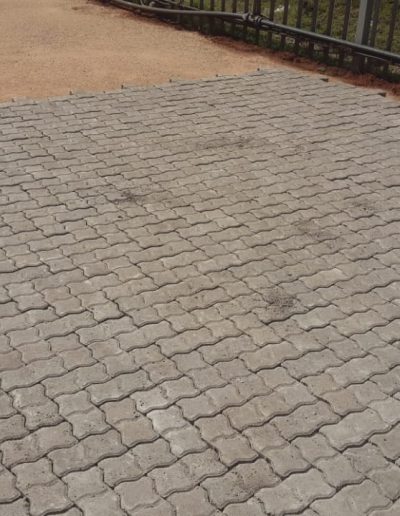 80 mm Interlocker Zig Zag Industrial Paving